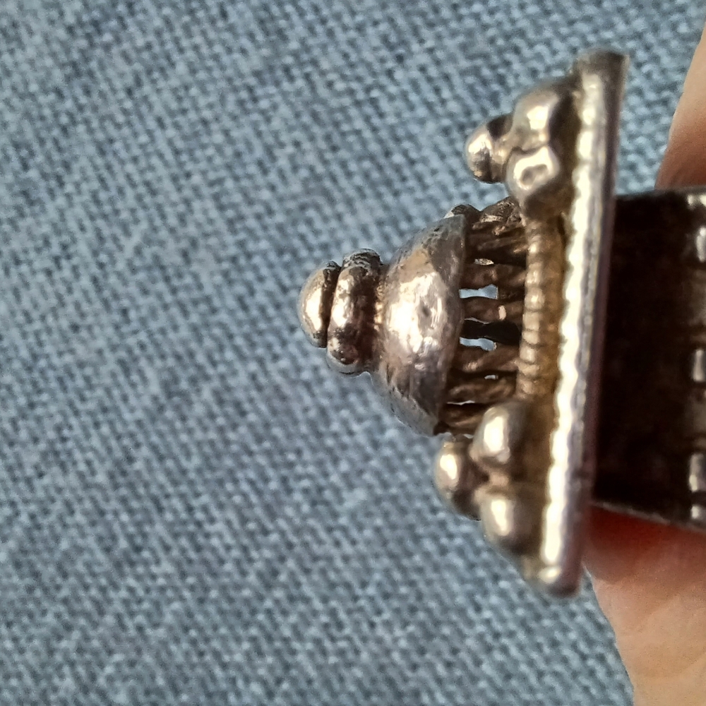 Unique Silver Statement Ring - image 7